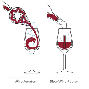 Vacu Vin Wine Aerator - Grey-Goviers