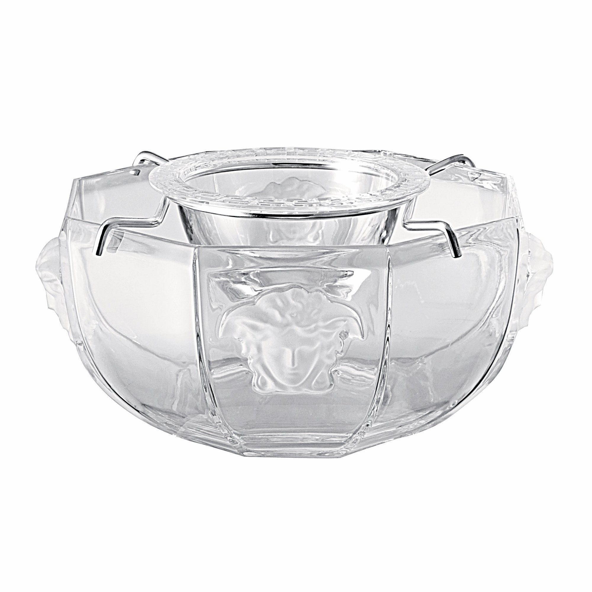 Versace Medusa Lumiere Caviar Bowl-Goviers