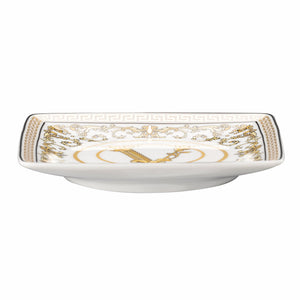 Versace Virtus Gala White Flat Square Bowl 12cm-Goviers