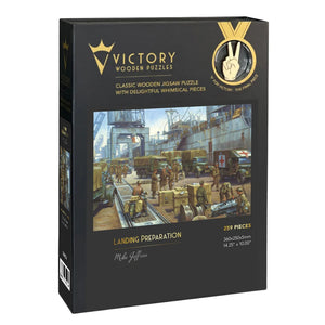 Victory Wooden Puzzle Landing Preparation-Goviers