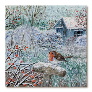 Victory Wooden Puzzles Winter Garden Robin-Goviers