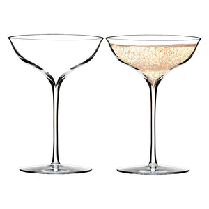 Waterford Crystal Elegance Belle Coupe Champagne Glasses, Set of 2-Home & Garden > Kitchen & Dining > Tableware > Drinkware-Goviers