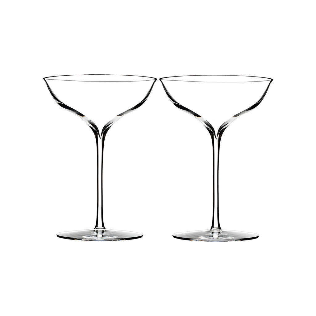 Waterford Crystal Elegance Belle Coupe Champagne Glasses, Set of 2-Home & Garden > Kitchen & Dining > Tableware > Drinkware-Goviers