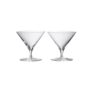 Waterford Crystal Elegance Martini Cocktail Glasses, Set of 2-Home & Garden > Kitchen & Dining > Tableware > Drinkware-Goviers