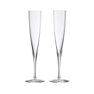 Waterford Crystal Elegance Trumpet Flute Champagne Glasses, Set of 2-Home & Garden > Kitchen & Dining > Tableware > Drinkware-Goviers