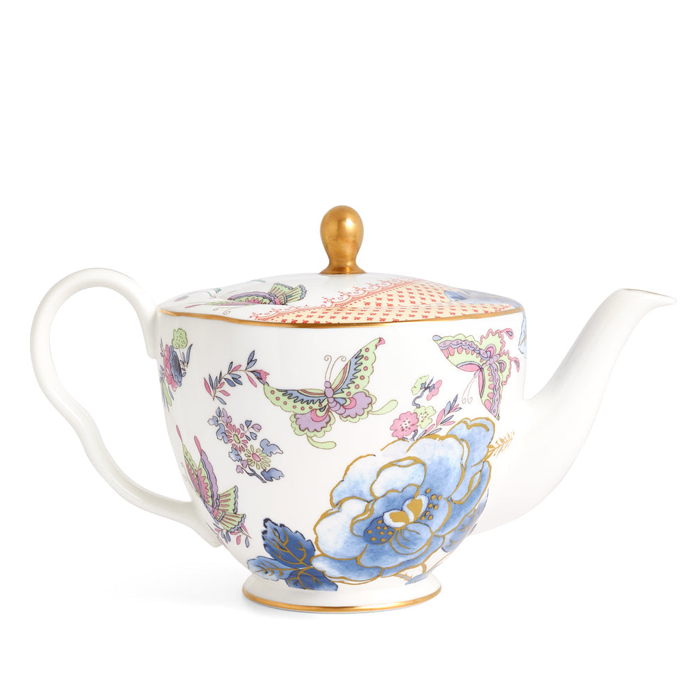 Wedgwood Butterfly Bloom Large Teapot 1L-Goviers