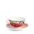 Wedgwood Paeonia Blush Coral Teacup & Saucer-Goviers