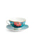 Wedgwood Paeonia Blush Green Teacup & Saucer-Goviers