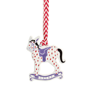 Wedgwood Rocking Horse New Baby Christmas Ornament 2024-Goviers