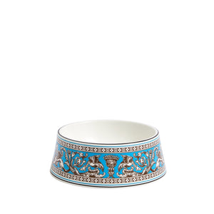 Wedgwood Turquoise 17cm Florentine Pet Bowl-Goviers