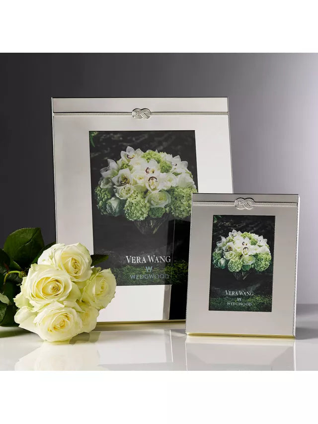 Wedgwood Vera Wang Infinity Silver Photo Frame 4x6-Goviers