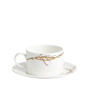 Wedgwood Vera Wang Jardin Tea Cup & Saucer-Home & Garden > Kitchen & Dining > Tableware > Drinkware > Coffee & Tea Cups-Goviers