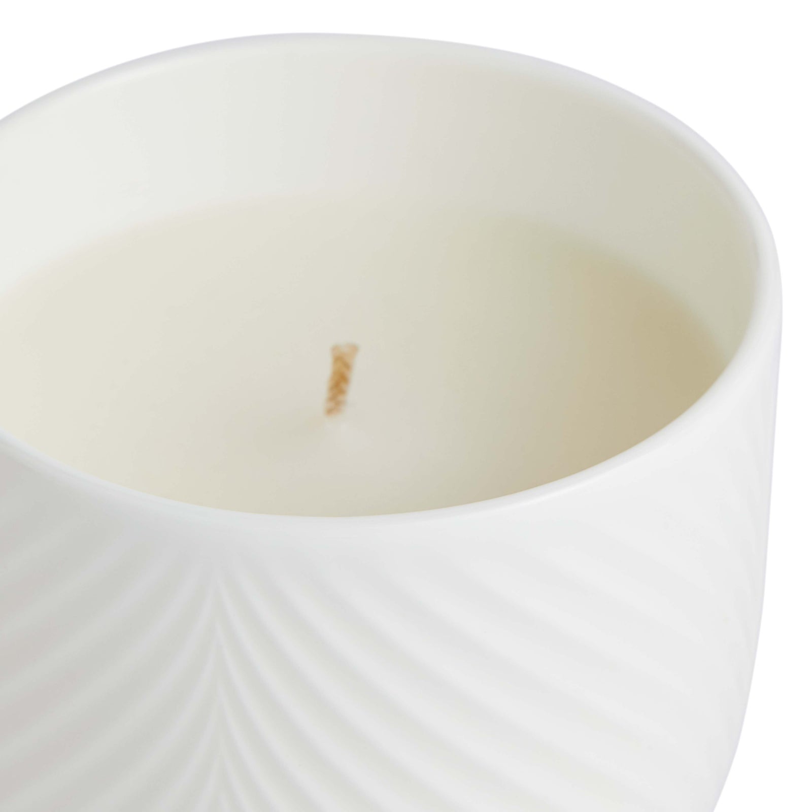 Wedgwood White Folia Filled Candle-Home-Goviers