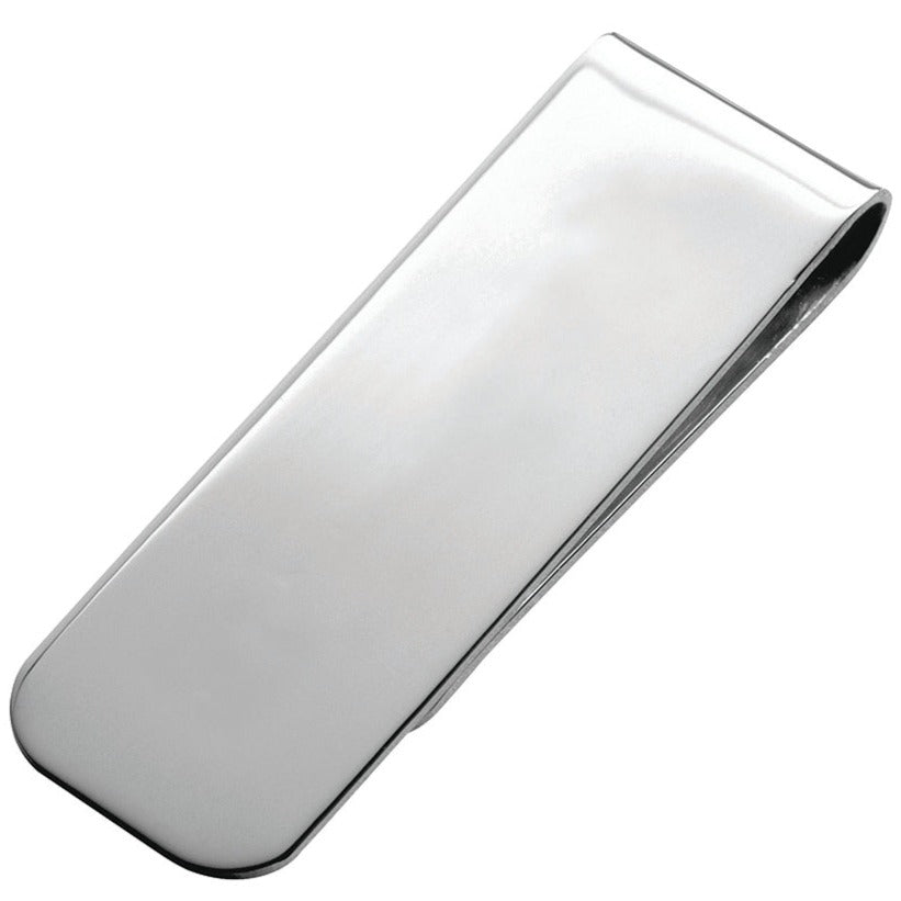 Carrs Money Clip Sterling Silver-Silver-Goviers