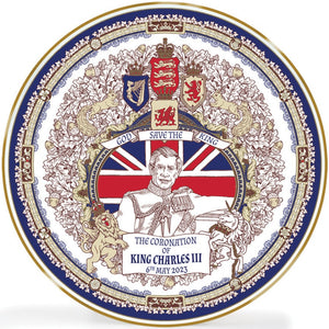 Goviers Exclusive King Charles III Coronation Plate-Royal Commemorative-Goviers