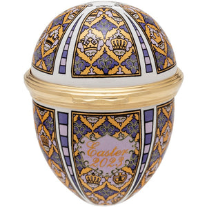 Halcyon Days 2023 Annual Easter Egg-Royal Commemoratives-Goviers