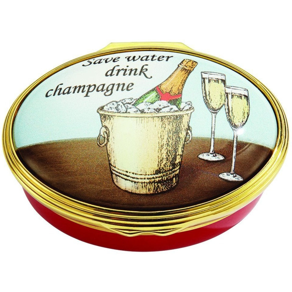 Halcyon Days Save Water Drink Champagne Box-Collectables-Goviers