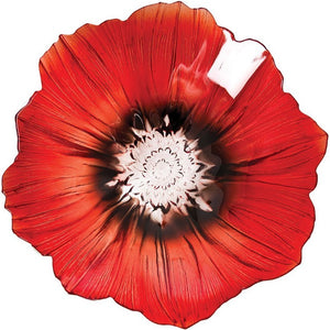 Maleras Remembrance Poppy Bowl Large-Paperweights-Goviers