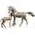 Richard Cooper Mare and Foal-Bronzes-Goviers