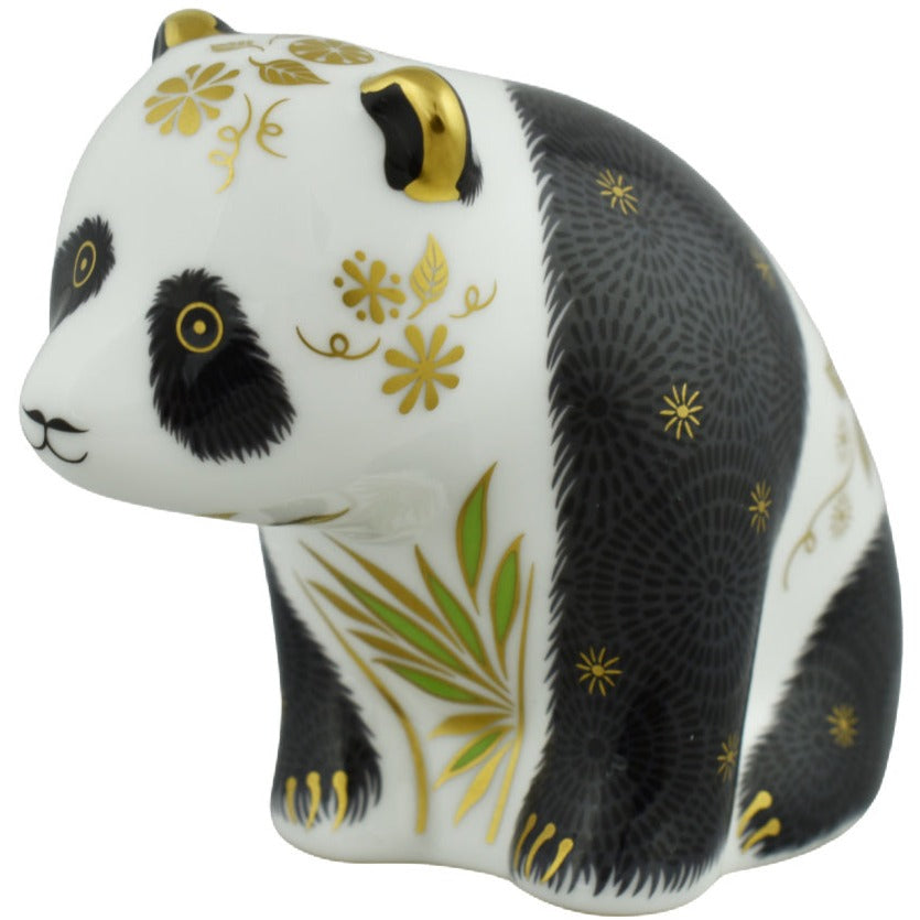 Royal Crown Derby Baby Panda-Paperweights-Goviers