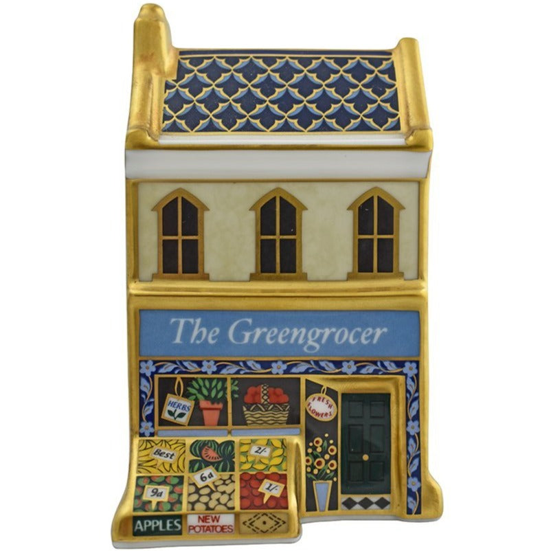 Royal Crown Derby Greengrocer Shop-Paperweights-Goviers