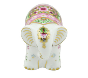 Royal Crown Derby Indian Elephant Baby Rupa-Paperweights-Goviers