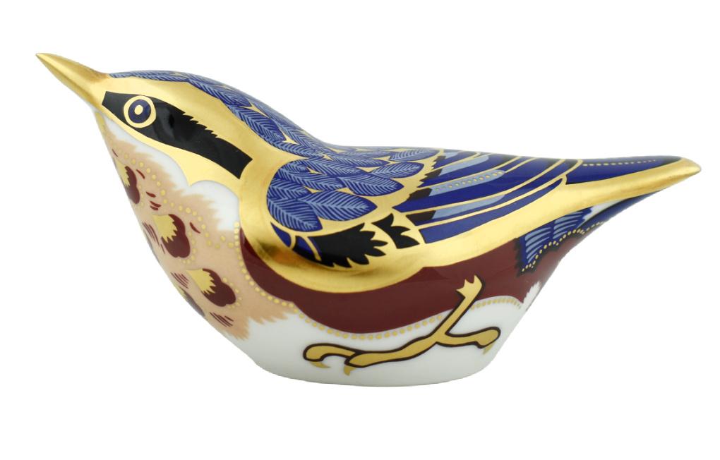 Royal Crown Derby Nuthatch-Paperweights-Goviers