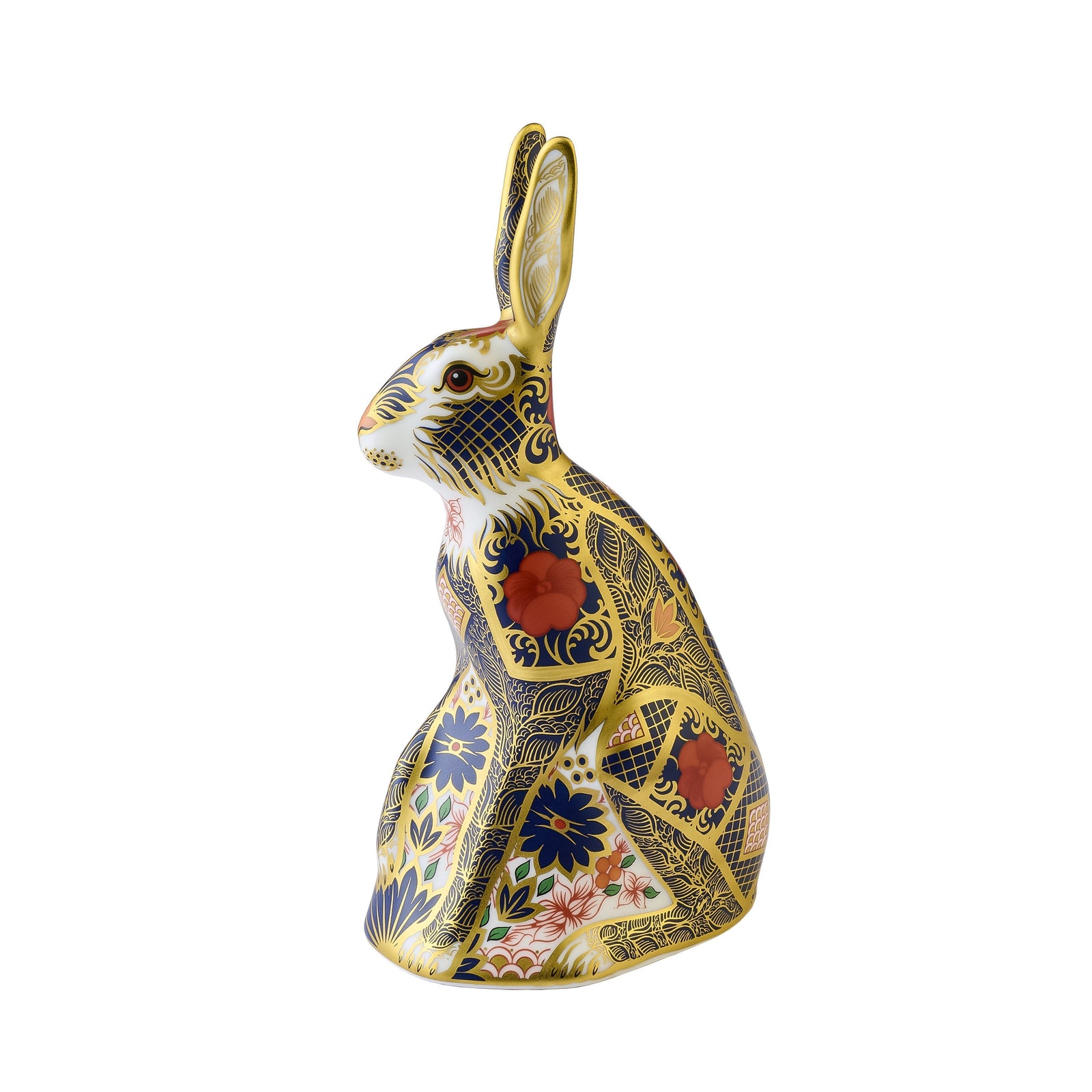 Royal Crown Derby Old Imari Hare SGB New-Collectables-Goviers