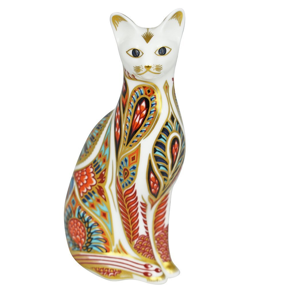 Royal Crown Derby Siamese Cat-Paperweights-Goviers