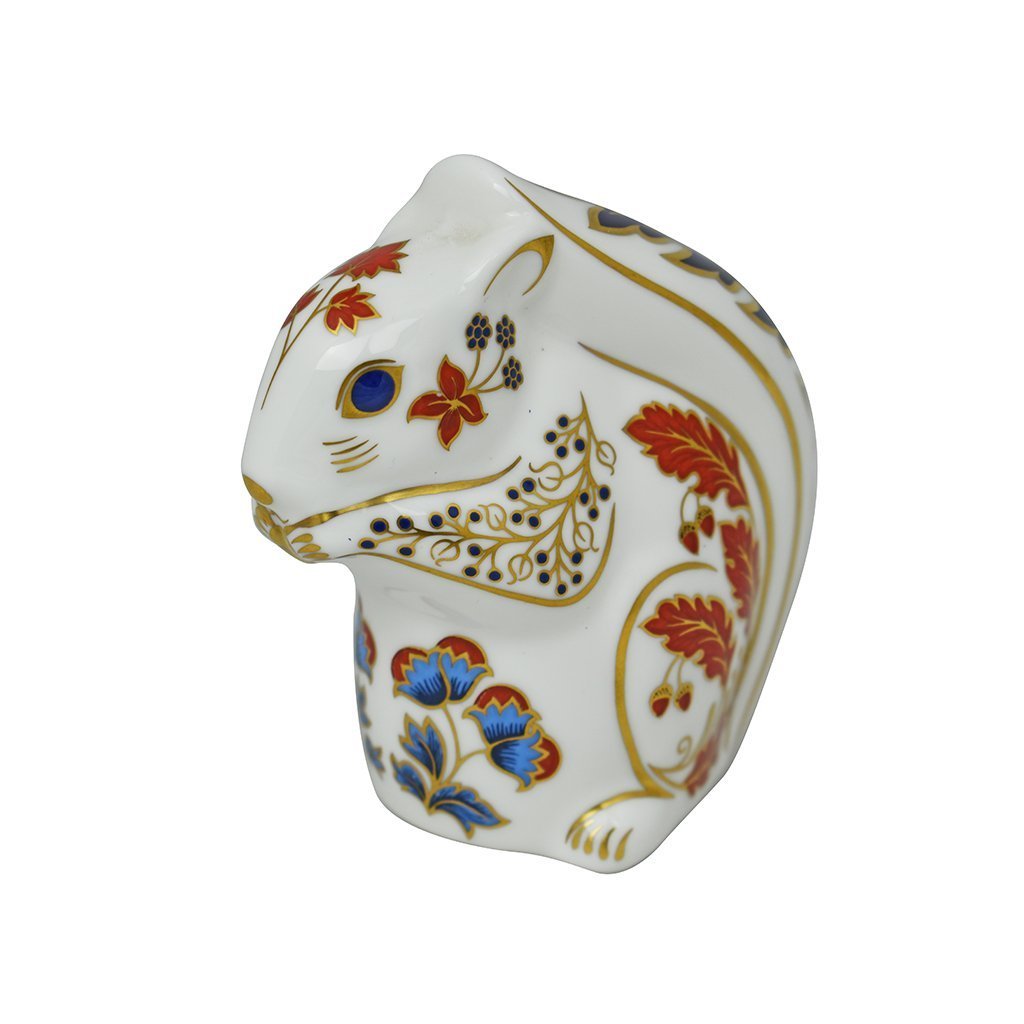 Royal Crown Derby Squirrel-Paperweights-Goviers