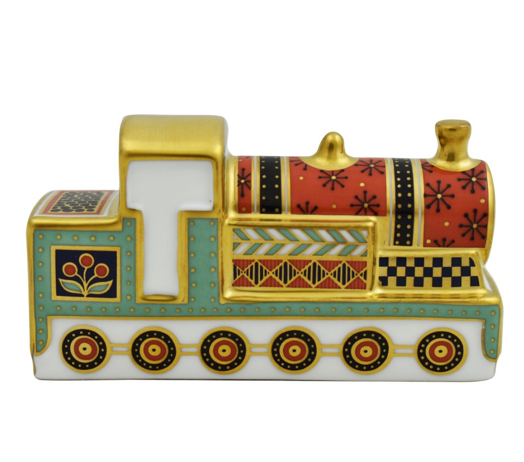 Royal Crown Derby Steam Train-Paperweights-Goviers