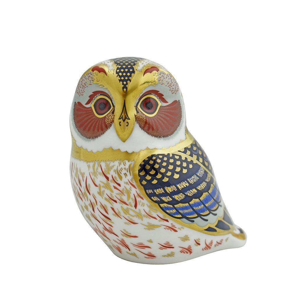 Royal Crown Derby Tawny Owl-Paperweights-Goviers