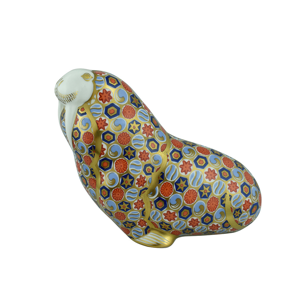 Royal Crown Derby Walrus-Paperweights-Goviers