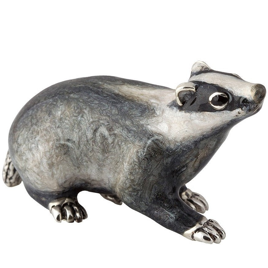 Saturno Badger Small Silver-Collectables-Goviers