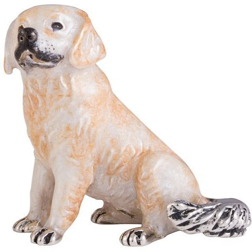 Saturno Golden Retriever Sitting S-Silver-Goviers