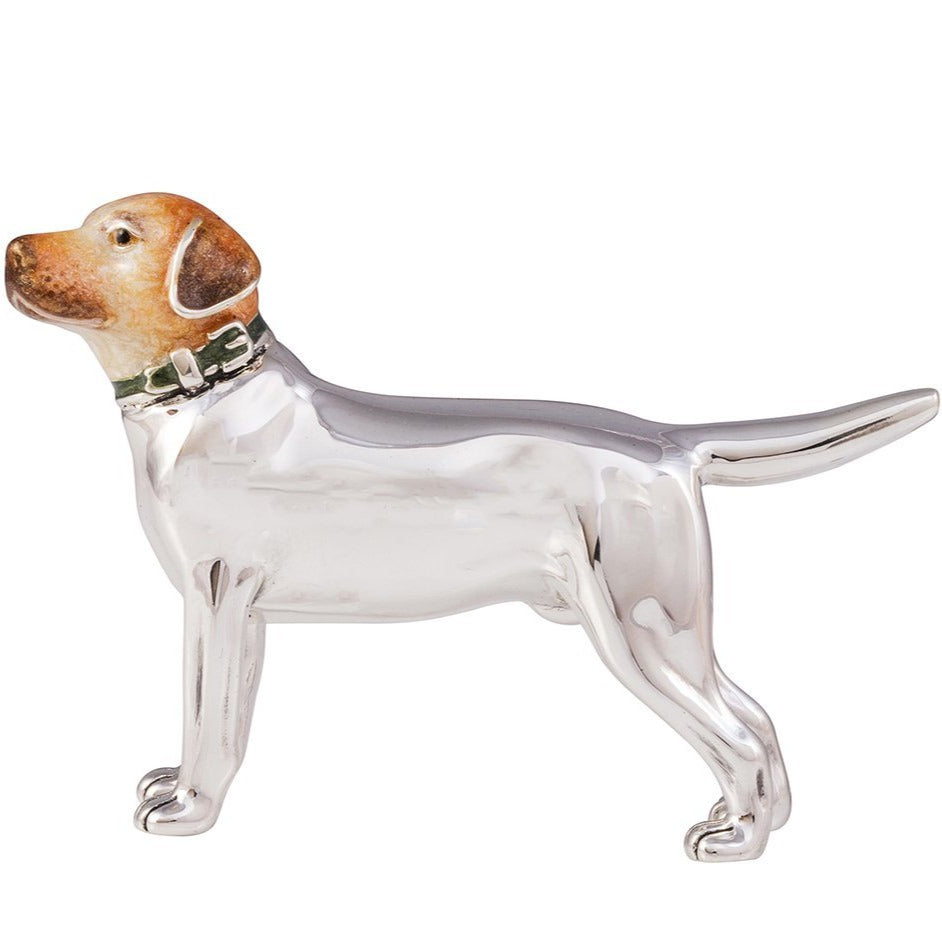 Saturno Labrador | Head Enamelled-Silver-Goviers