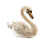 Saturno Swan Medium-Silver-Goviers