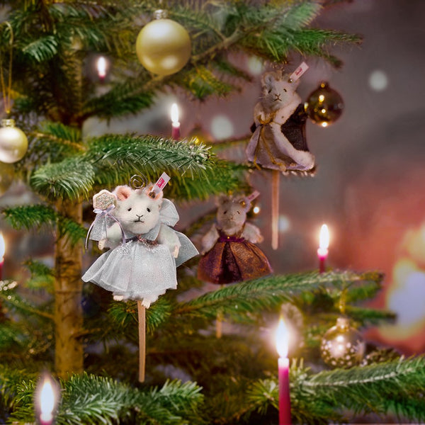 ビンテージ We Forest Folk クリスマスストッキングを持つネズミ - www ...