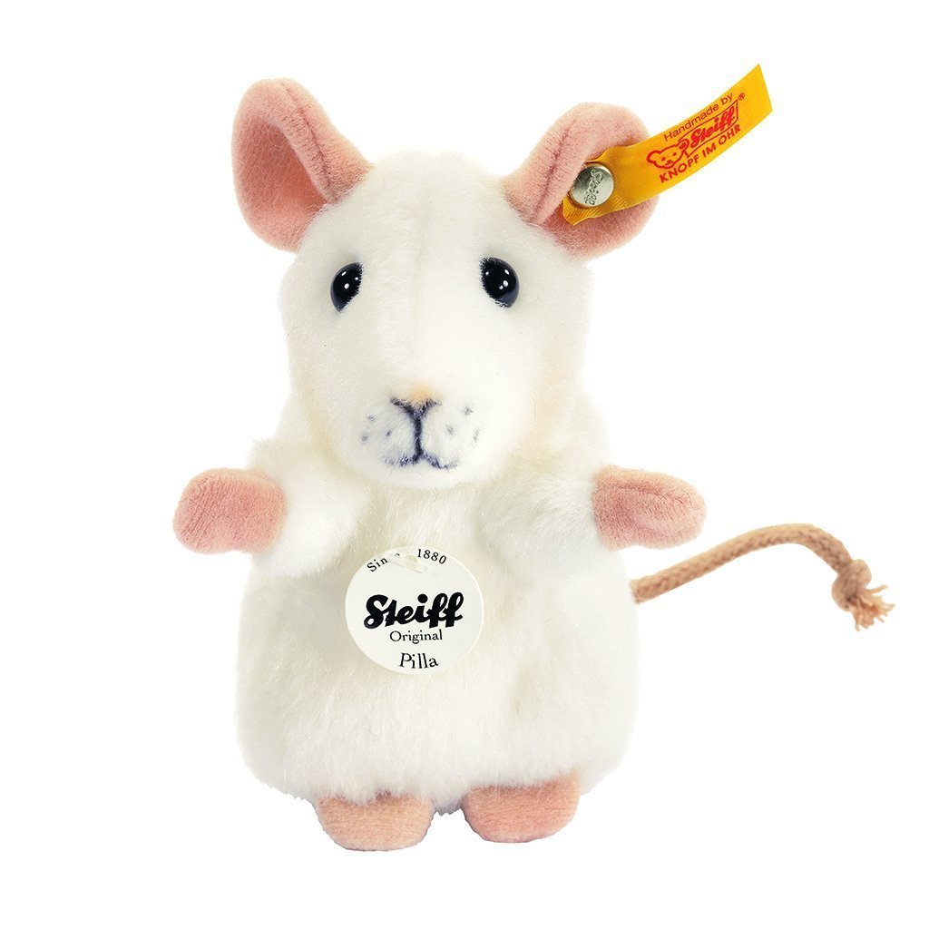 Steiff Pilla Mouse white-Collectable Teddy Bears-Goviers